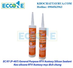 EC KY P407 General Purpose RTV Acetoxy Silicone Sealant  Keo Silicone đa năng ứng dụng trong xây dựn